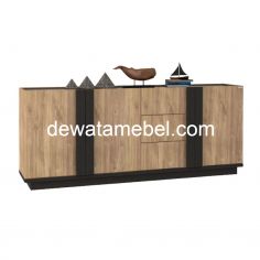 Multipurpose Cabinet Size 200- ACTIV Bellamy SB 200 / Wahana Teak - Tsugawood 